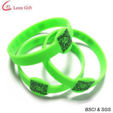 Hot Sale Qr Code Silicone Bracelet for Advertising (LM1630)
